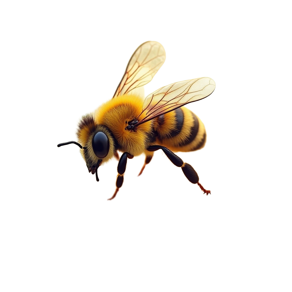 Honey Bee in Flight